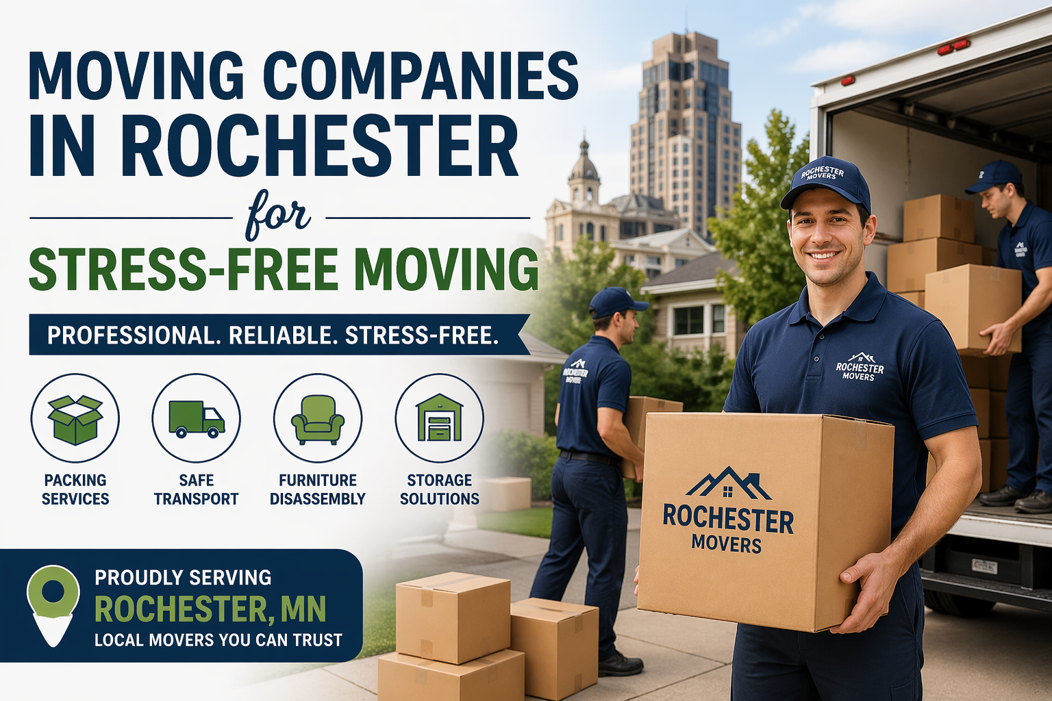 Moving Companies in Rochester for Stress-Free Moving
