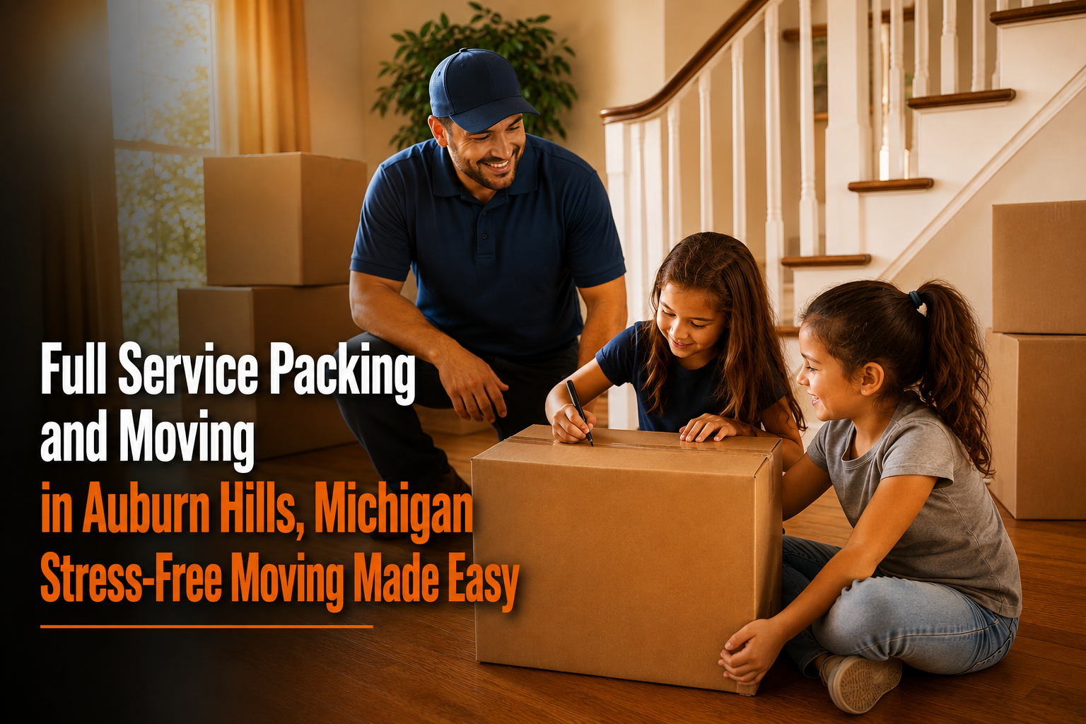 Full service packing and moving in Auburn Hills, Michigan